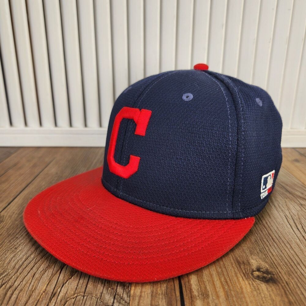 VTG Cleveland Indian OC Sports MLB Hat Navy Red Strapback Team MLB Baseball Cap